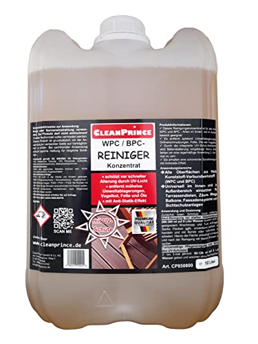 Cleanprince WPC/BPC Nettoyant concentré 10 l | Matériau composite plastique
