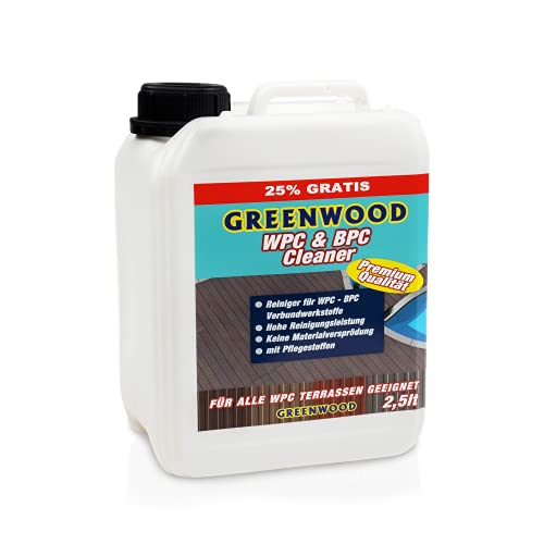GREENWOOD - Nettoyant WPC 2,5 l avec substances d'entretien -